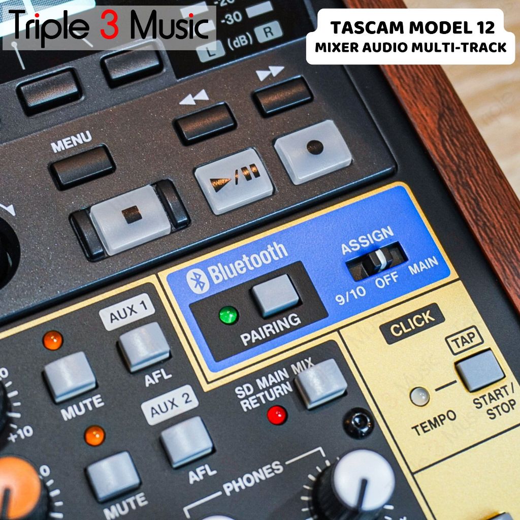 Tascam MODEL 12 MODEL12 12 Channel Mixer Multitrack recording usb audio interface