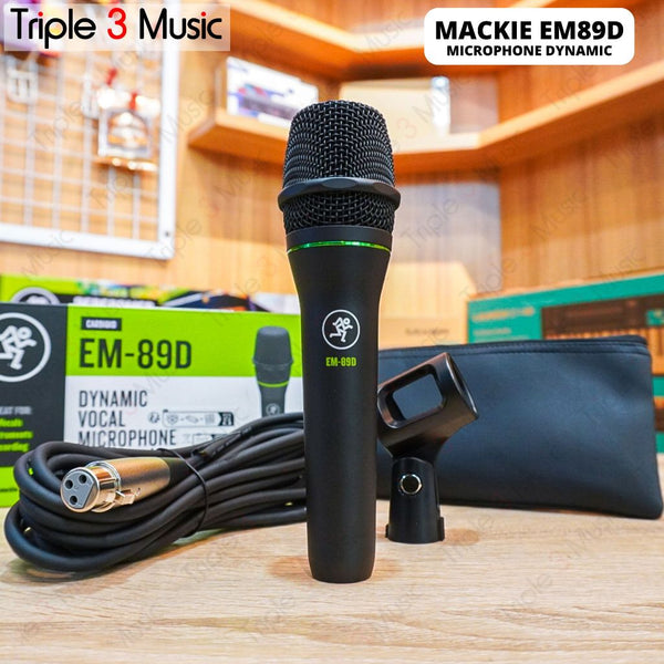 Mackie EM89D EM-89D EM 89D Microphone MIC Dynamic XlR