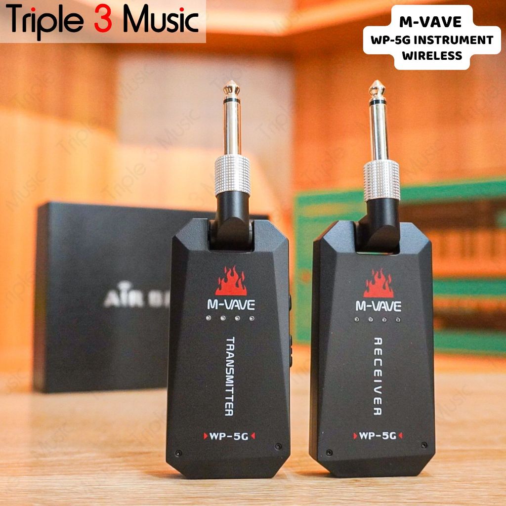 M-VAVE WP3 WP 5G Wireless gitar 5.8G Guitar transmitter dan receiver