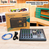 RECORDING TECH Pro RTX6 Pro rt x6 prortx6 Mixer Audio USB 6 Channel