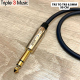 OFC kabel pendek TRS 6.5 mm To TRS 6.5mm 50cm 75cm balanced Akai