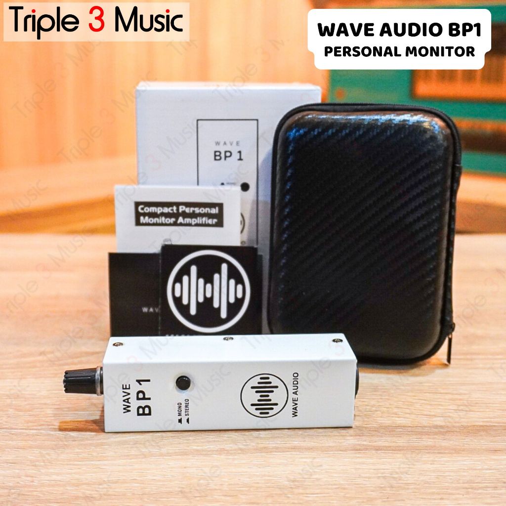 Wave Audio BP1 Belt-Pack Personal In-Ear Monitor Amplifier (Wired)