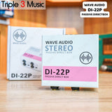 Wave Audio DI22P DI-22P DI 22P Stereo Passive Direct Box