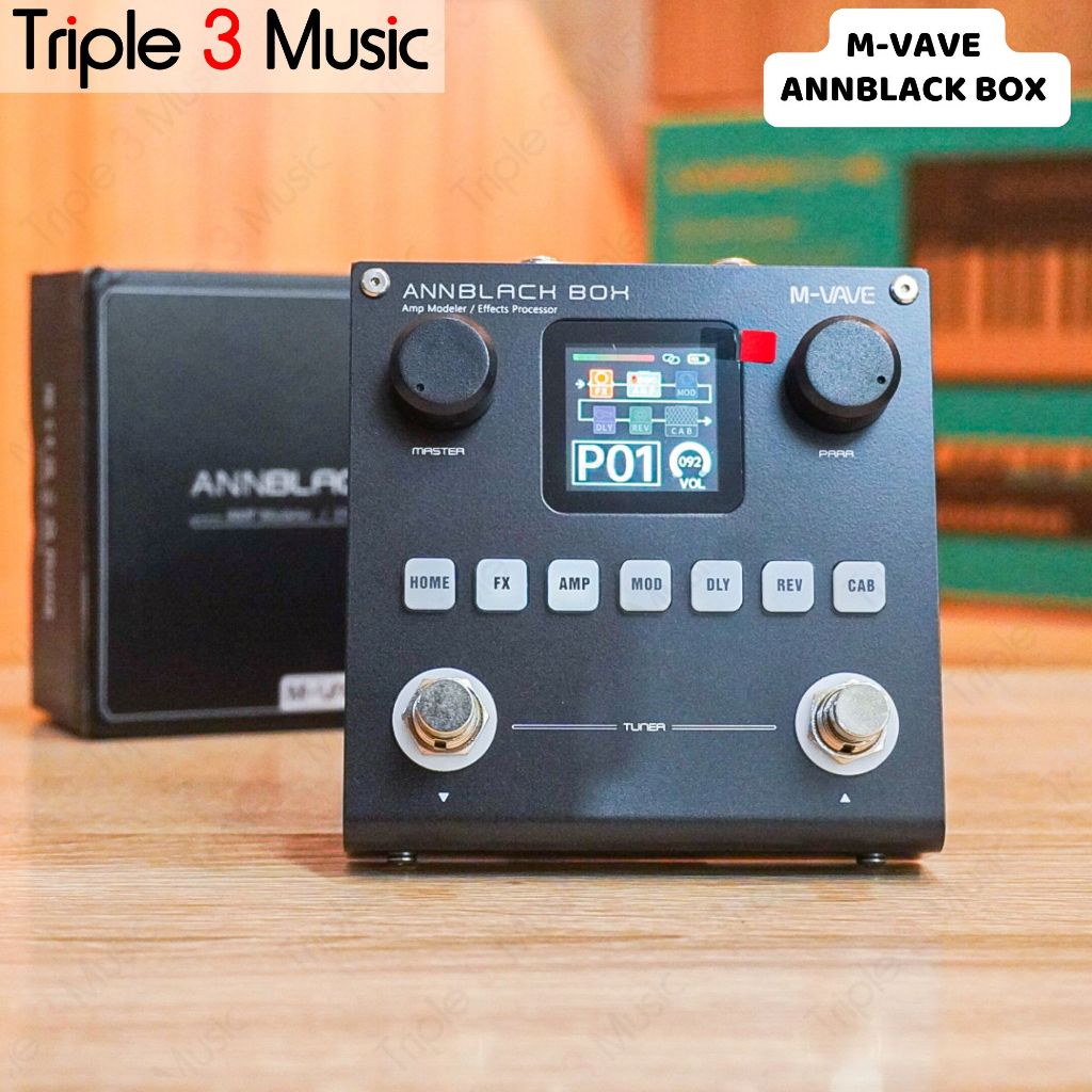 M-Vave Ann BLACK BOX efek gitar bass