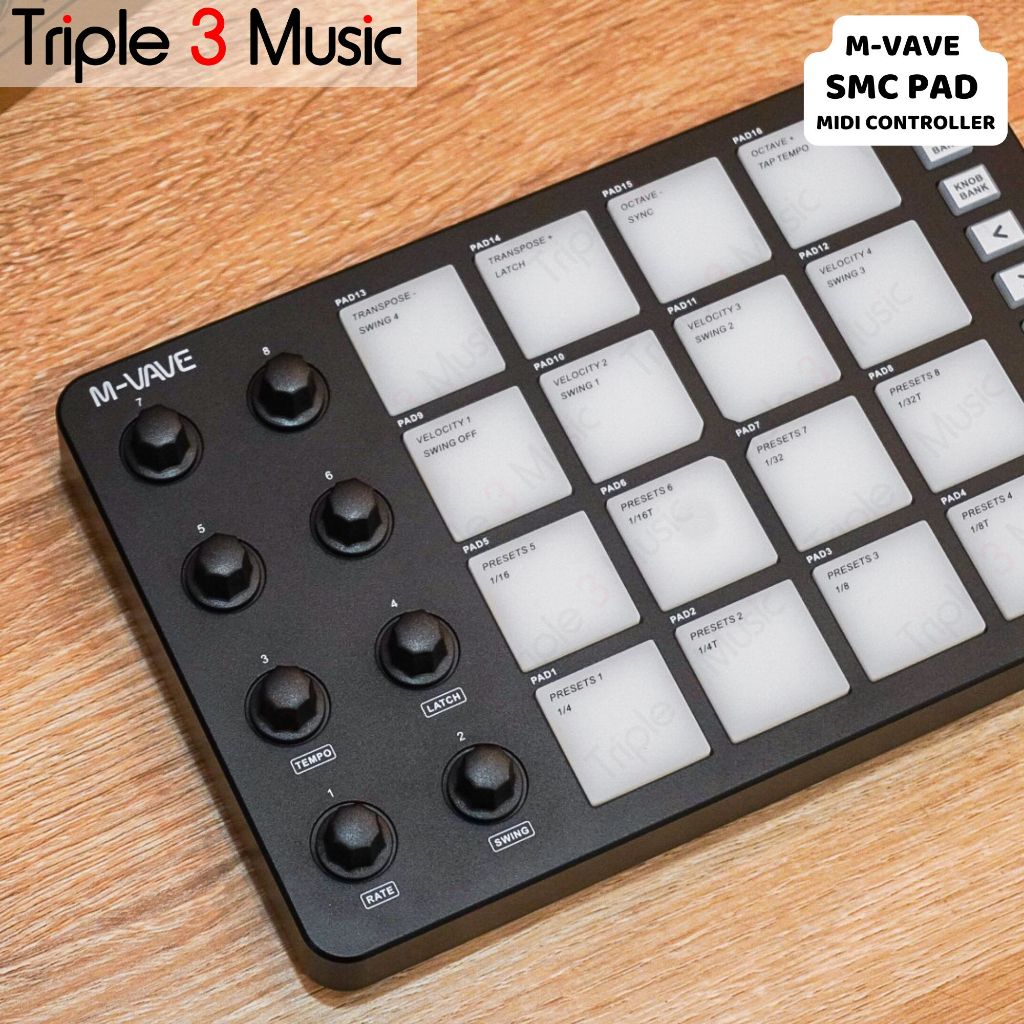 M-VAVE SMC PAD midi controller 16 pad