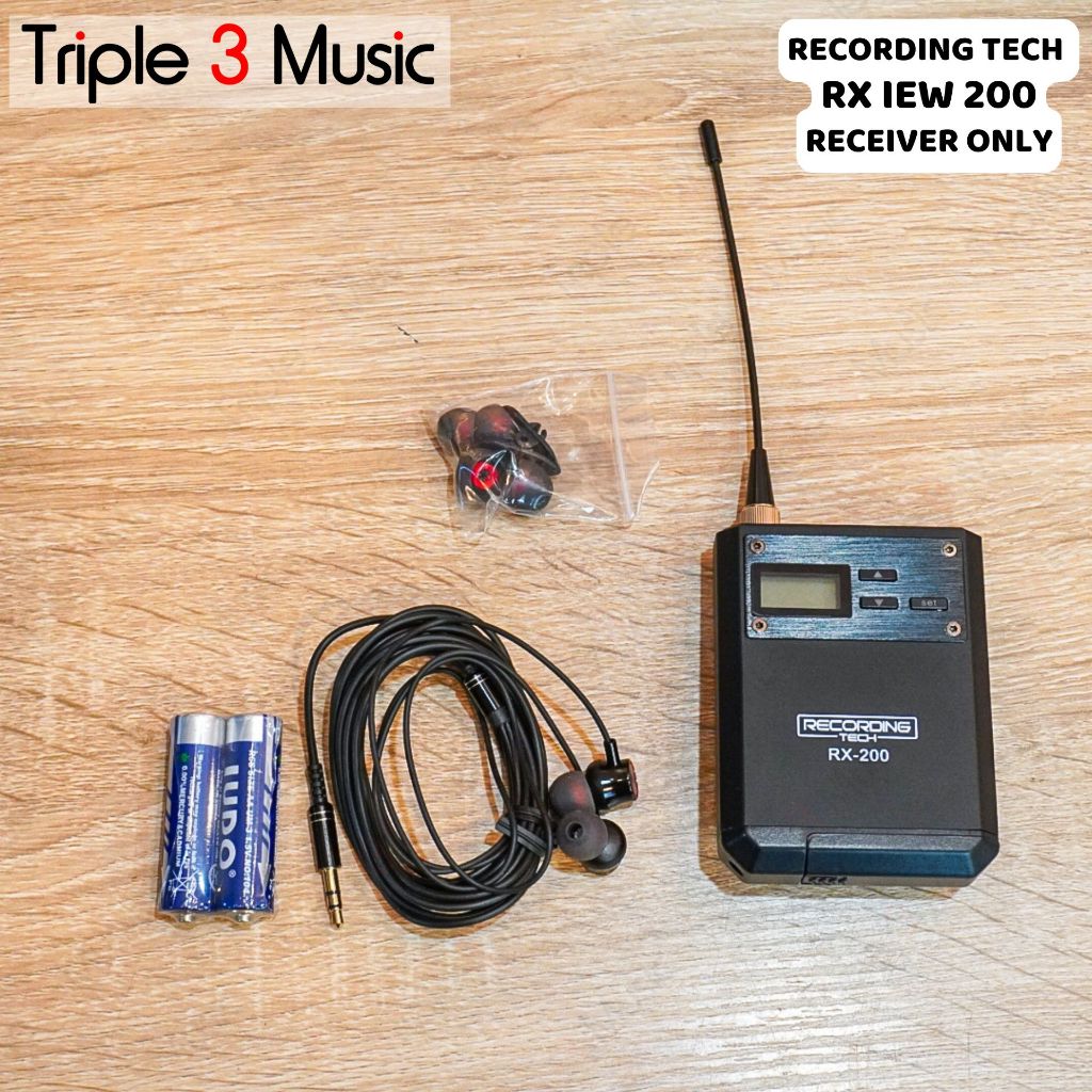 RX ONLY RECEIVER IEW200 RECORDING TECH IEW200 STEREO IEW 200 ST