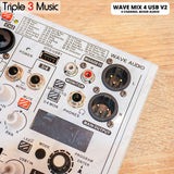 WAVE MIX4USB MIX 4 USB V2 mixer audio USB soundcard Monitor Drummer