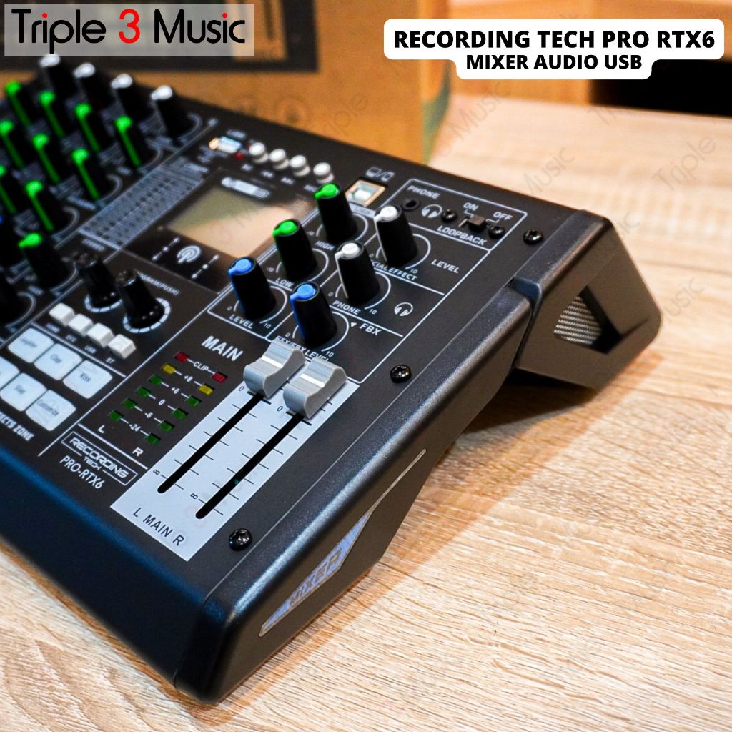 RECORDING TECH Pro RTX6 Pro rt x6 prortx6 Mixer Audio USB 6 Channel