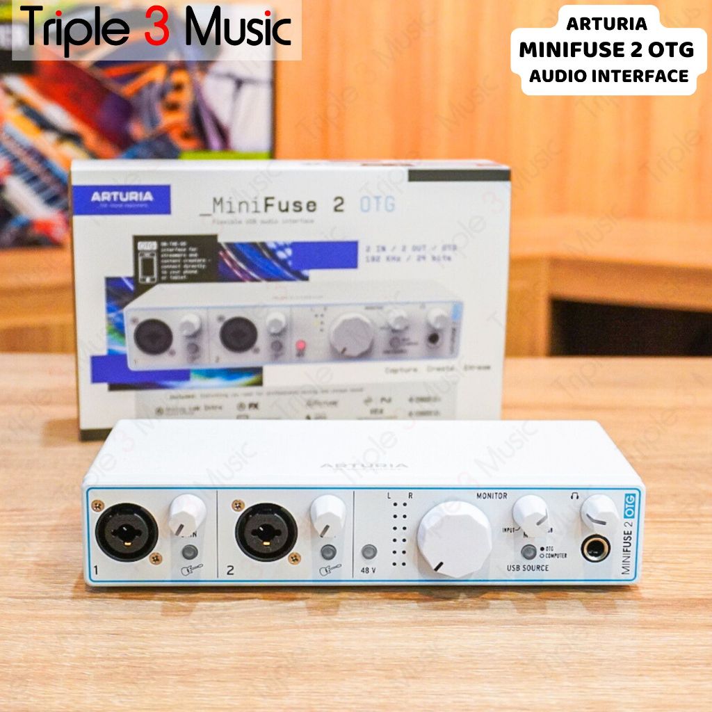 Arturia MiniFuse 2 OTG - Soundcard / Audio Interface Recording & Podcast