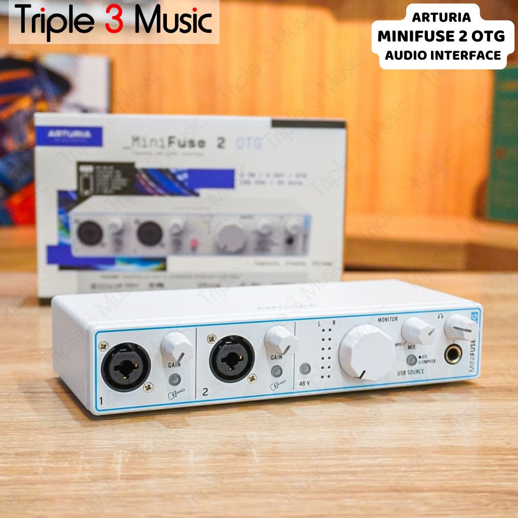 Arturia MiniFuse 2 OTG - Soundcard / Audio Interface Recording & Podcast