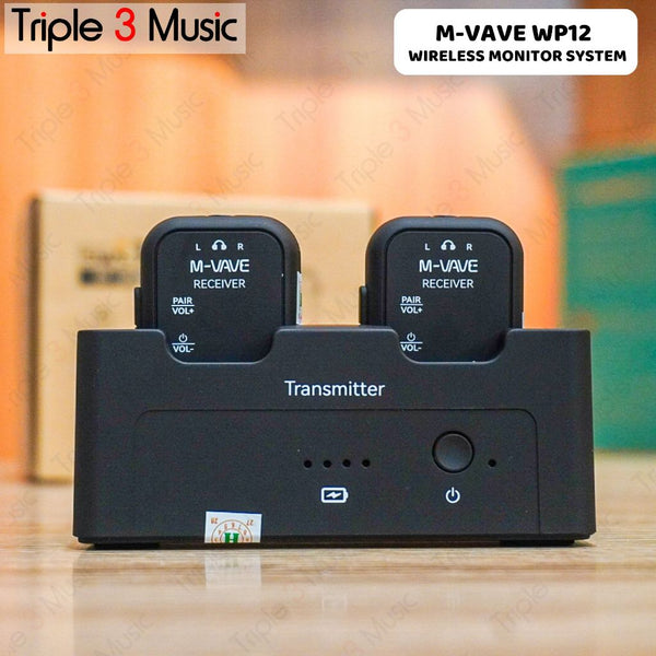 M-VAVE WP 12 WP12 SWS 12 SET TX DAN RX wireless in ear monitor iem sistem set amplifier