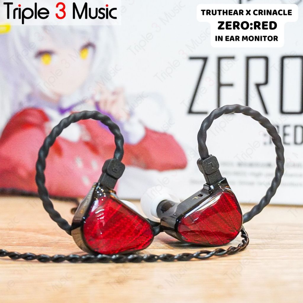 TruthEar ZERO RED x Crinacle RED Dual Dynamic Driver In Ear Earphone