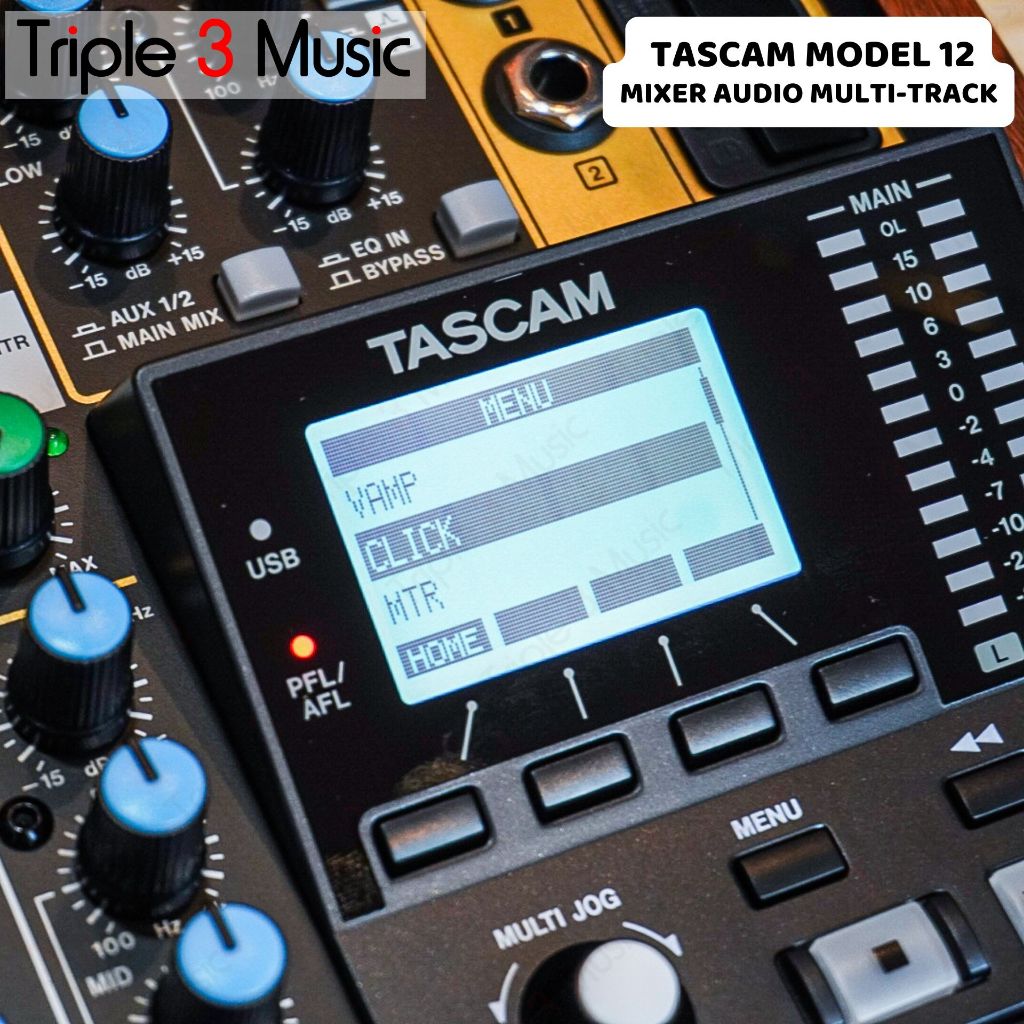 Tascam MODEL 12 MODEL12 12 Channel Mixer Multitrack recording usb audio interface