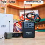 Seruni SEM-02 Wireless mic instrument with recording tech wm2 single