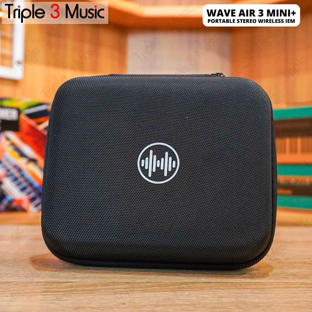 WAVE AIR 3 MINI + PLUS IEM WIRELESS SET STEREO SISTEM PORTABLE