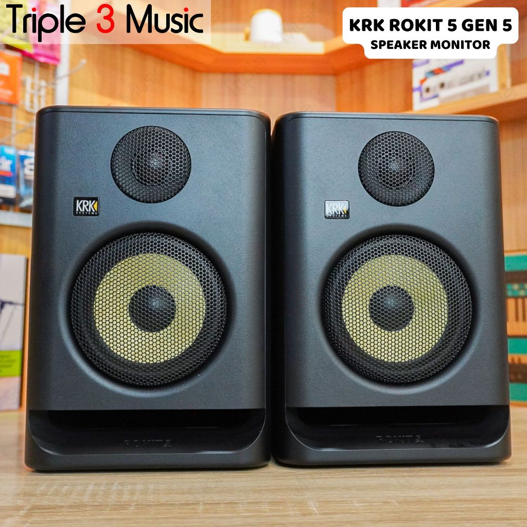 KRK ROKIT 5 G5 Studio Monitor 5-inch Powered Speaker (Pair)