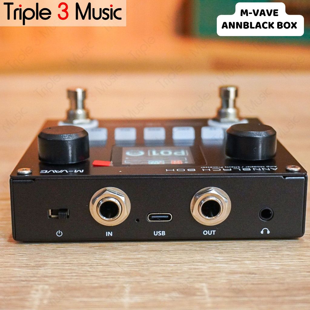 M-Vave Ann BLACK BOX efek gitar bass
