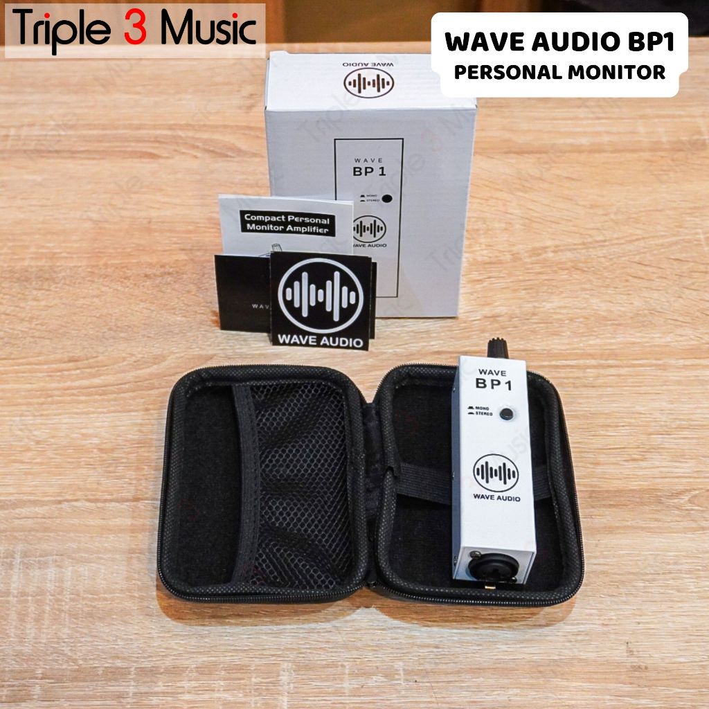 Wave Audio BP1 Belt-Pack Personal In-Ear Monitor Amplifier (Wired)