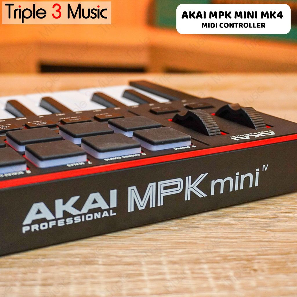 Akai MPK Mini MK4 MK IV MIDI Keyboard Controller 25 Keys MPK MINI MK4