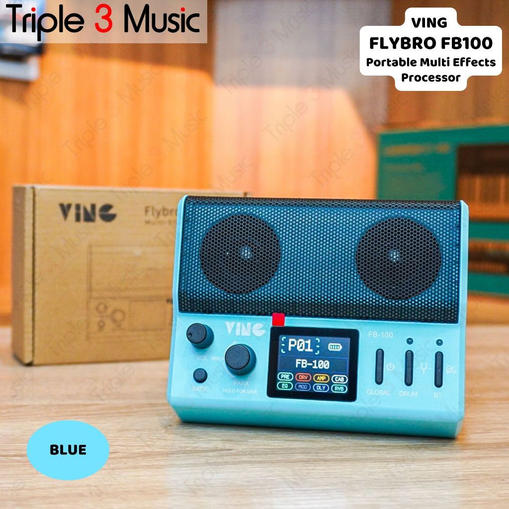 VING FB100 FB-100 multi efek gitar bass with speaker