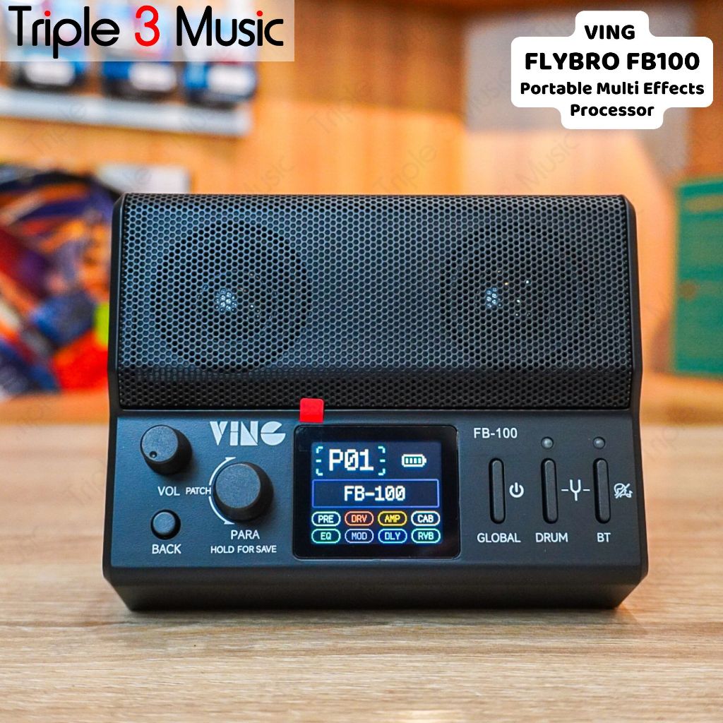 VING FB100 FB-100 multi efek gitar bass with speaker