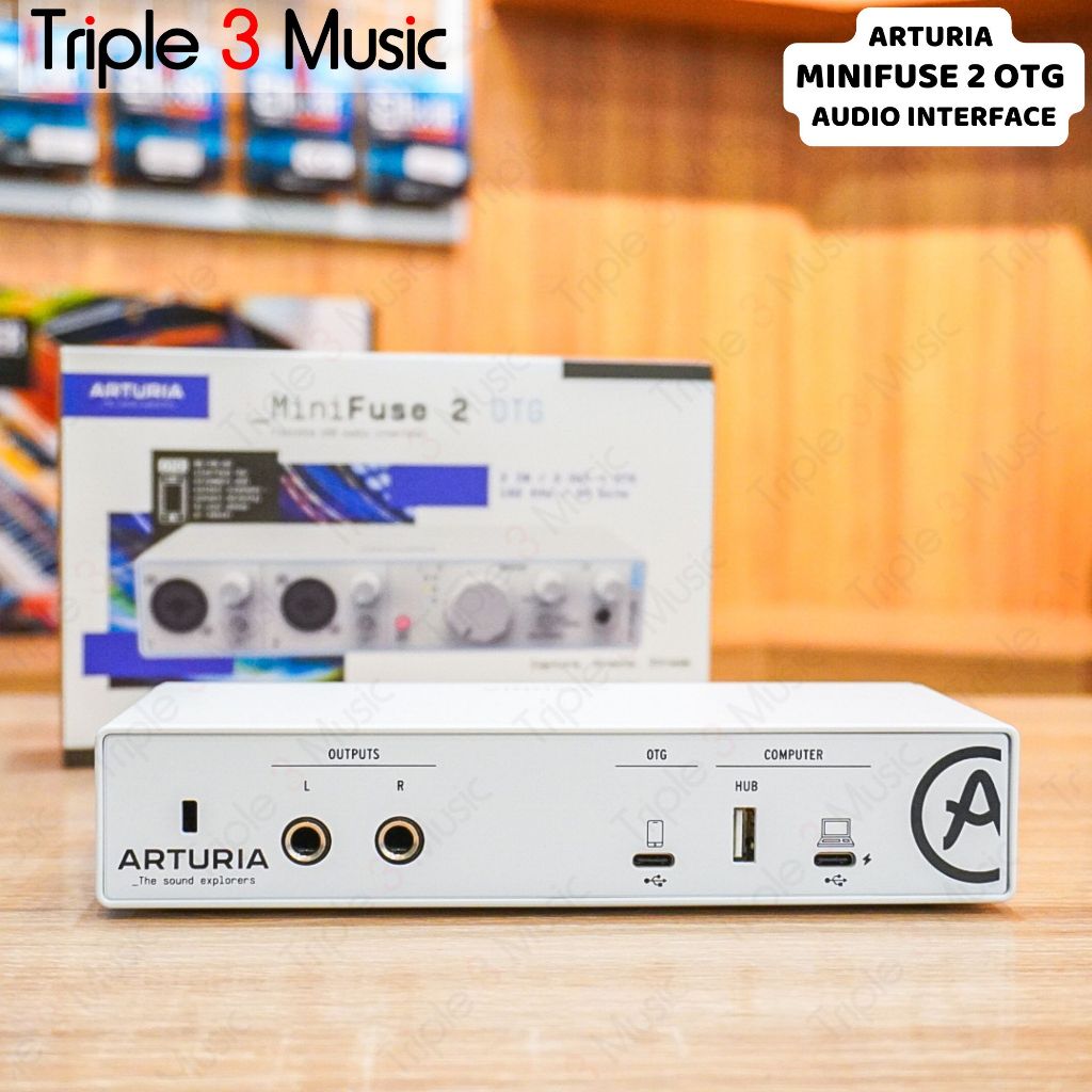 ARTURIA MiniFuse 2 Minifuse2 2 XLR USB Soundcard Recording ORIGINAL