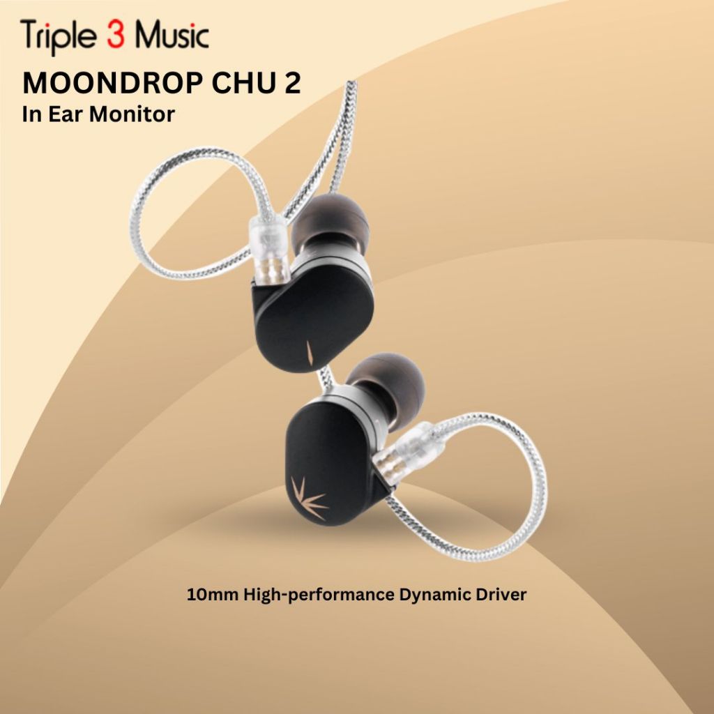 Moondrop CHU2 / CHU 2 / CHU II Dynamic Driver in Ear Monitor Earphone