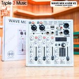 WAVE MIX4USB MIX 4 USB V2 mixer audio USB soundcard Monitor Drummer