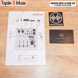 WAVE MIX4USB MIX 4 USB V2 mixer audio USB soundcard Monitor Drummer