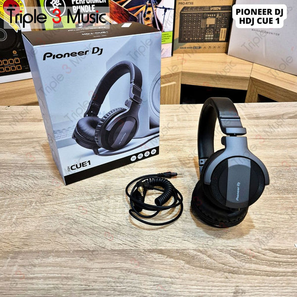 PIONEER HDJ CUE1 CUE 1 on ear headphone DJ