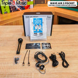 WAVE AIR 3 POCKET SET STEREO WIRELESS IEM IN EAR MONITOR SISTEM
