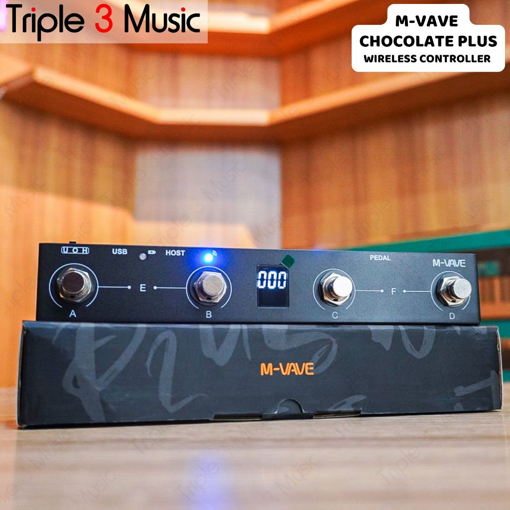 M-vave Chocolate Plus bluetooth MIDI foot Controller switch