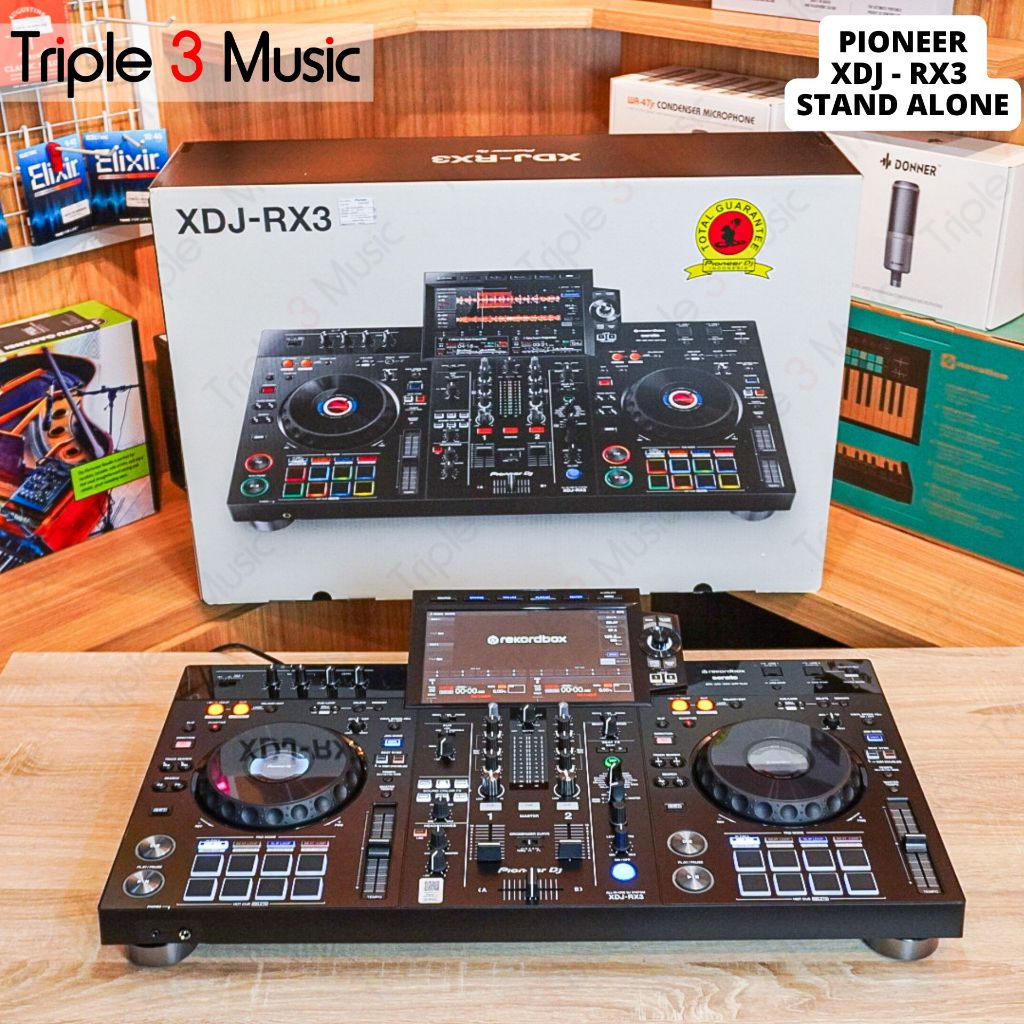 Pioneer DJ XDJ RX3 Alat DJ All-in-One Digital DJ System Premium 10.1" Touchscreen, Rekordbox & Serato DJ