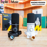 Maono PD200 PD200X RGB Microphone Mic Dynamic USB & XLR Podcast broadcast