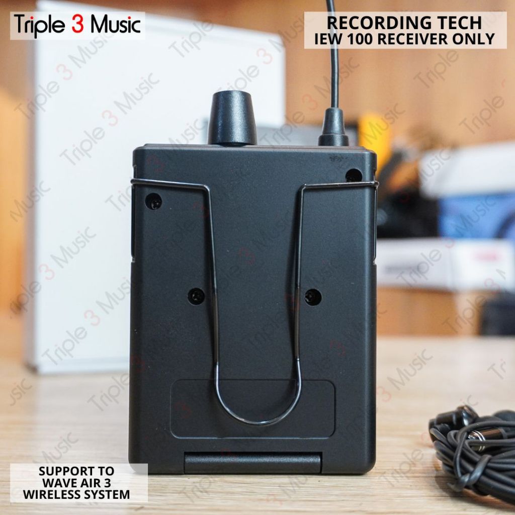 Receiver RX Untuk Recording tech IEW100 IEW 100/ WAVE AIR 3 wireless in ear