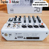 WAVE AUDIO MIX6USB LITE MIX 6 USB personal monitor mini mixer usb soundcard LIVE STREAMING
