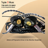 Tin HIFI C3 MKII 10mm LCP Dynamic Driver In Ear Monitor Earphone