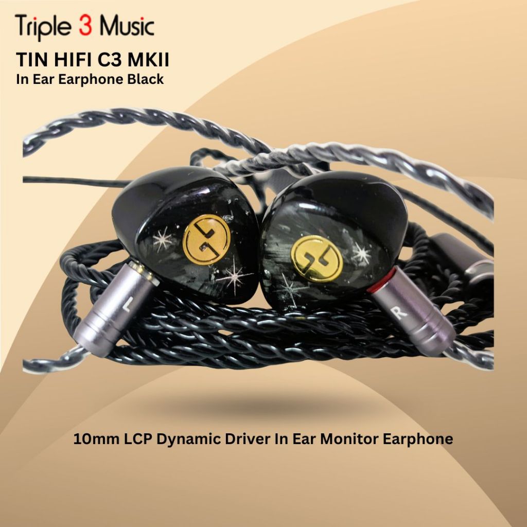 Tin HIFI C3 MKII 10mm LCP Dynamic Driver In Ear Monitor Earphone