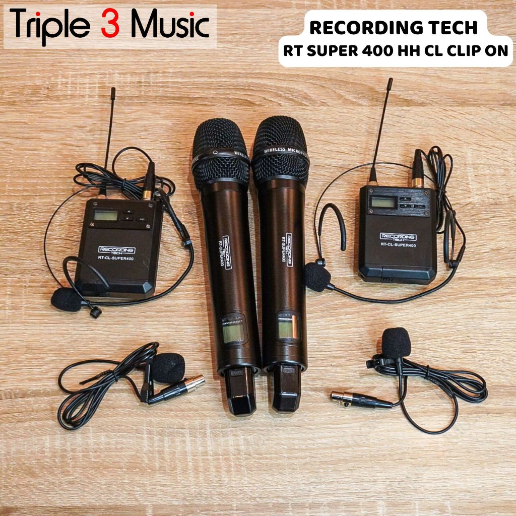 RECORDING TECH RT SUPER400 HH CL WIRELESS MICROPHONE