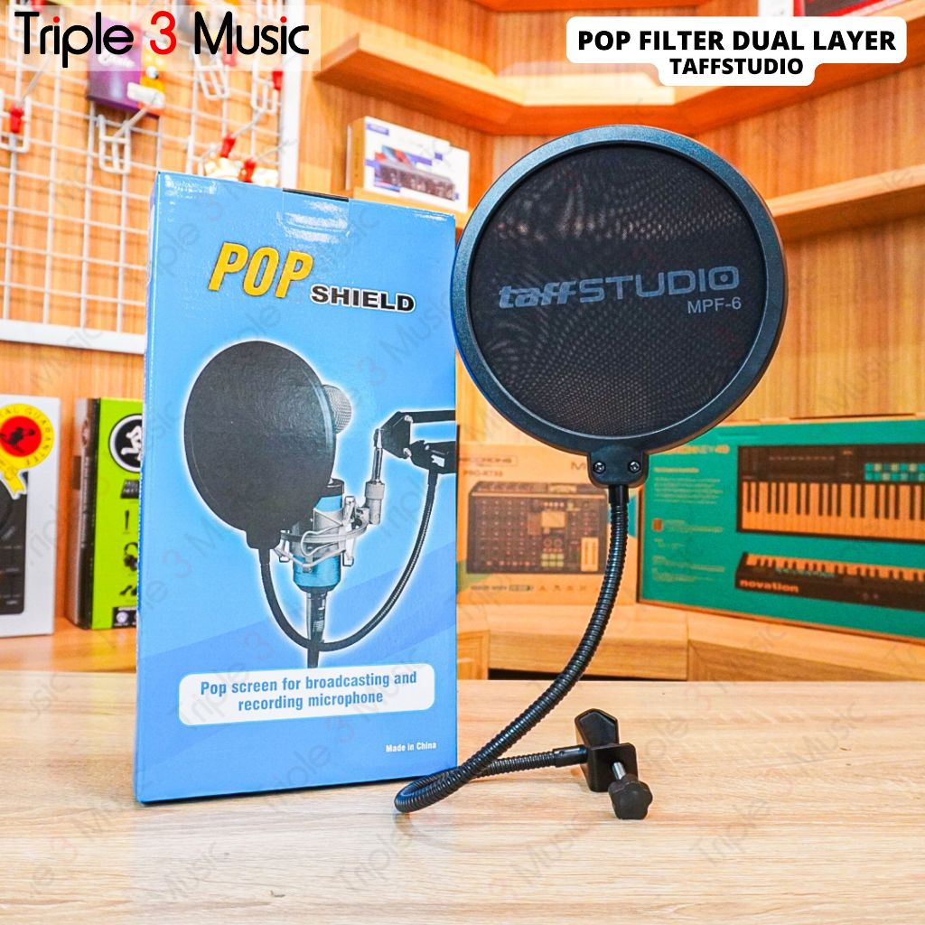 Pop Filter Layer Ganda Berkualitas