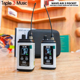 WAVE AIR 3 POCKET SET STEREO WIRELESS IEM IN EAR MONITOR SISTEM