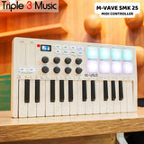 M-VAVE MVAVE SMK 25 SMK25 Midi Keyboard Controller 25 Keys