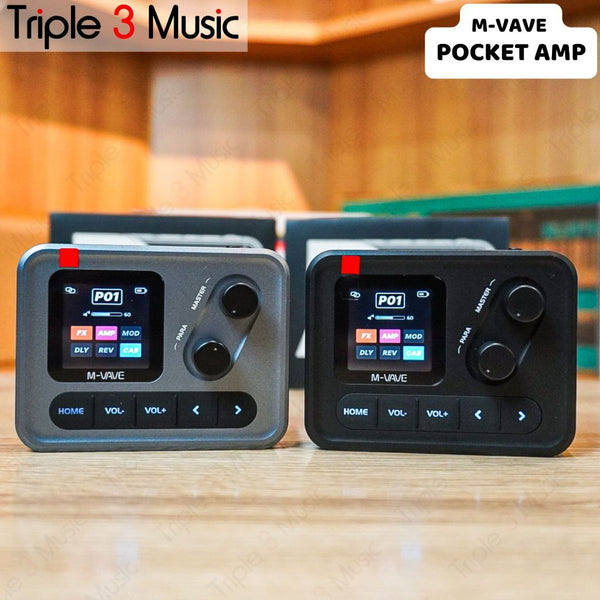 M-vave Pocket Amp Portable multi efek gitar bass