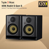 KRK ROKIT 5 G5 Studio Monitor 5-inch Powered Speaker (Pair)