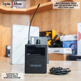 Receiver RX Untuk Recording tech IEW100 IEW 100/ WAVE AIR 3 wireless in ear