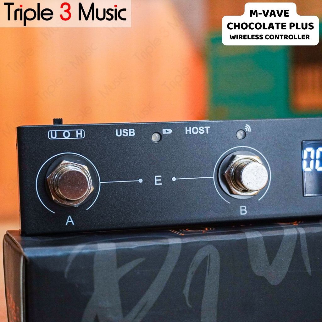 M-vave Chocolate Plus bluetooth MIDI foot Controller switch