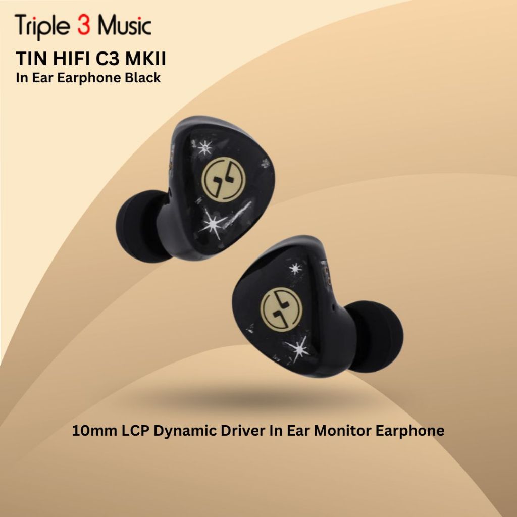 Tin HIFI C3 MKII 10mm LCP Dynamic Driver In Ear Monitor Earphone