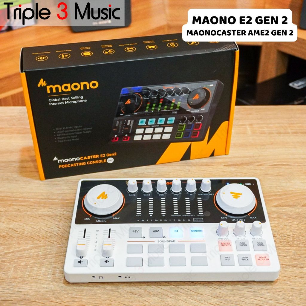 MAONO E2 GEN2 GEN 2 AME2 soundcard podcast console live streaming