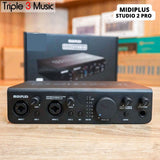 MIDIPLUS Studio 2 Pro Soundcard Recording Triple3music