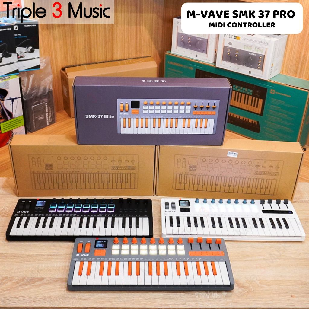 M-Vave SMK 37 Pro SMK37 PRO 37 Keys Midi Keyboard USB Midi Controller